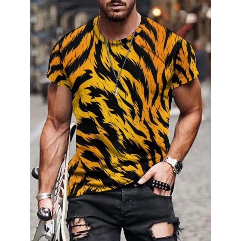 Ducks Disdain Graphic T Shirt For Men Funny Animal 3D Print Tees Summer Streetwear Unisxe T-Shirts Round Neck Tops Short Sleeves image 5