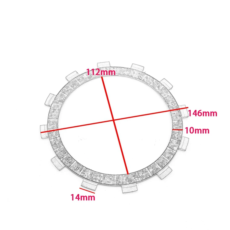 Motorcycle Clutch Friction Plate Pressure Plate And Steel Plate Kit For Yamaha XJR400 XJ400 XJ600 FZ600