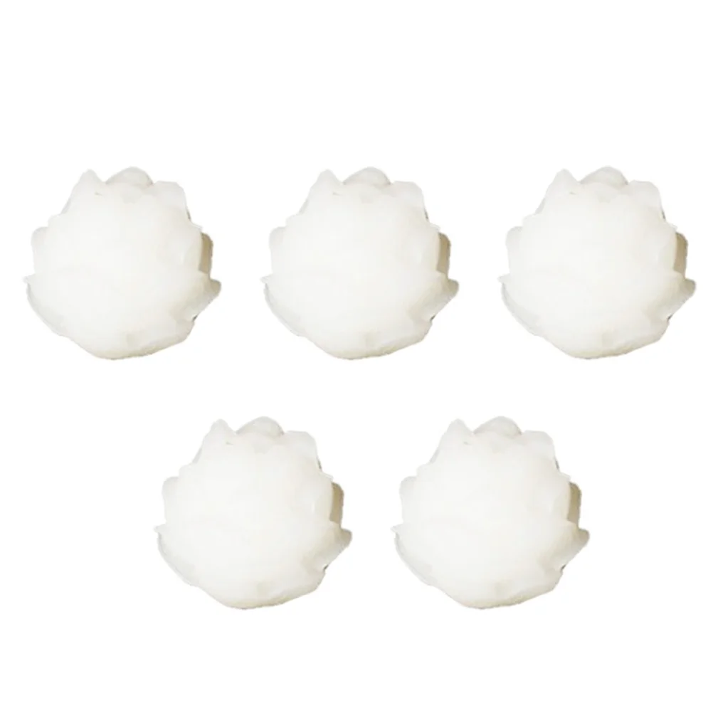 

5 Pcs Lotus Beads Beaded Jewelry Accessories DIY Craft Vintage Buddha Adorn Article Five-layer Bodhi Root Prayer Flower