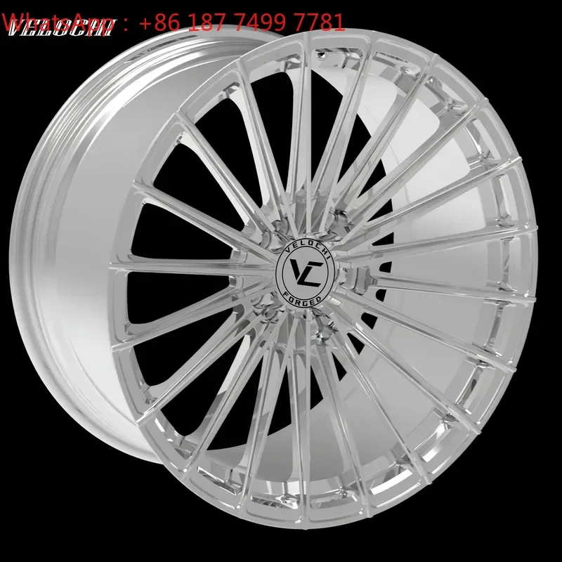 VLC 17 18 19 20 22 24 Inch Custom Chrome Forged Wheels 5x112 5x120 T6061 Aluminum Alloy Multi Spoke Rims for