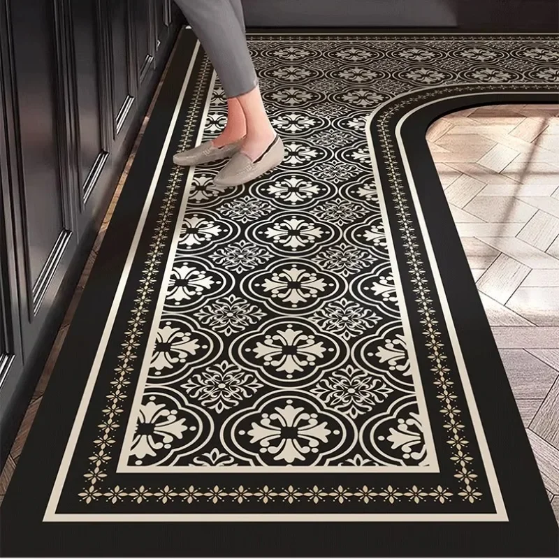 L-shaped Kitchen Mat Diatom Mud Anti-slip Water Absorption Living Room Door Carpet Bedroom Bathroom Soft Door Rug Ковер Tapis 러그