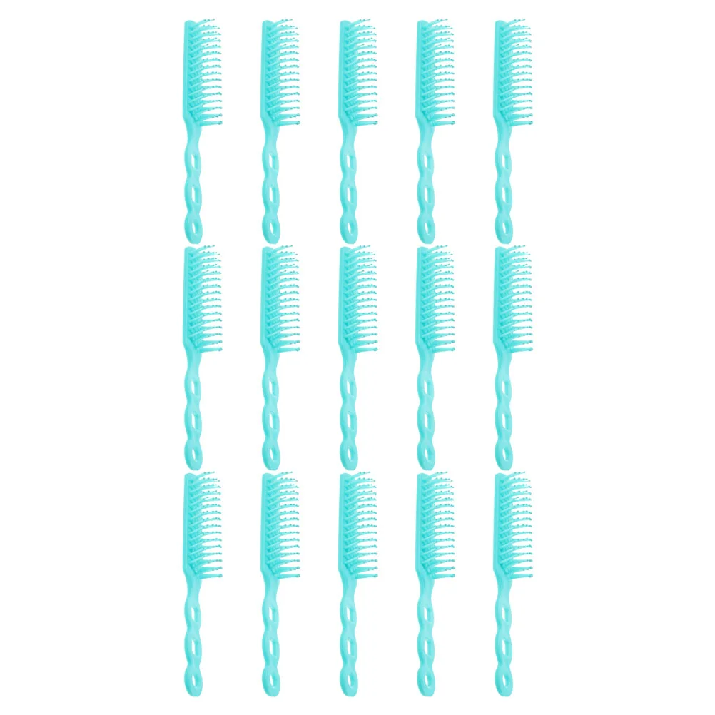 

15 Pcs Hair Massage Comb Sturdy Plastic Comfortable Portable Scalp Travel Abs Care Women Women's