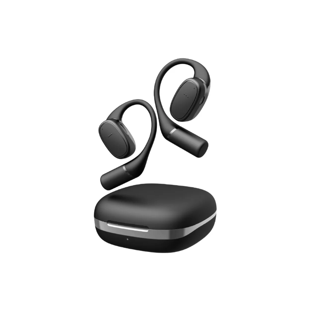 Fones de ouvido Bluetooth sem fio, ouvido montado, não no ouvido, fones de ouvido esportivos, interface de carregamento, USB-C