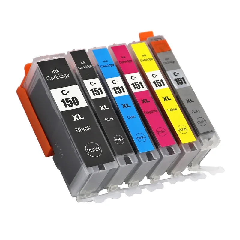 DAT PGI 150 CLI 151 Ink Cartridge For canon PIXMA IP7210 MG5410 MG5510 MG6410 MG6610 MG5610 MX921 MX721 IX6810 PGI150 CLI151