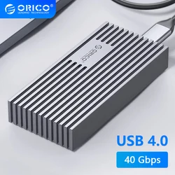 ORICO High Speed SSD Case 40Gbps M.2 NVMe Enclosure External HD Cover Thunderbolt 3/4 USB4 USB Type C 3.0 Drive Disk Storage Box