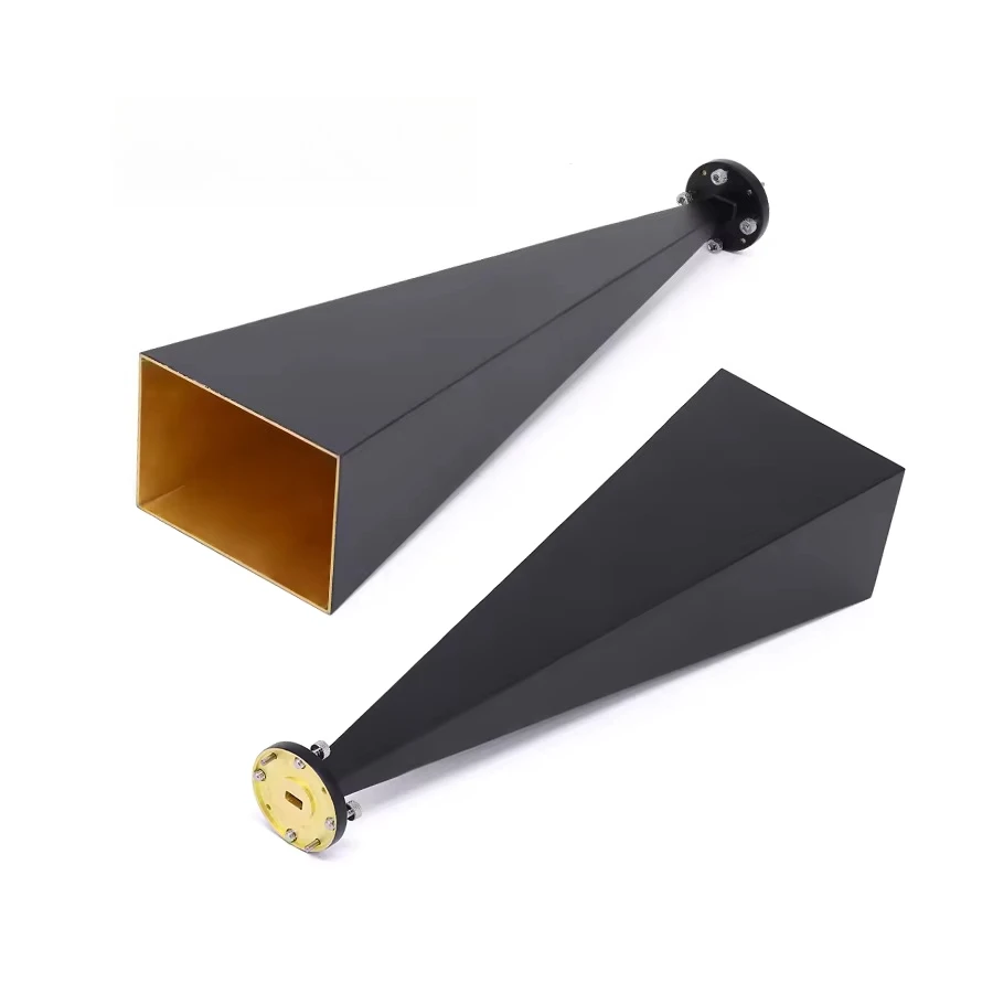 WR-22 Rectangular Standard Gain Horn Antenna 25dBi Typical Gain U-Band RF Antenna for 32.9 to 50.1 GHz