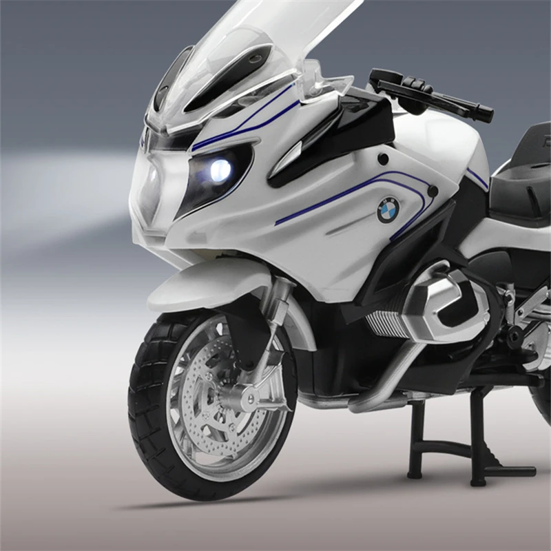 1:12 BMW R1250 RT Alloy Racing Motorcycle Model High Simulation Diecast Metal Touring Street Motorcycle Model Childrens Toy Gift