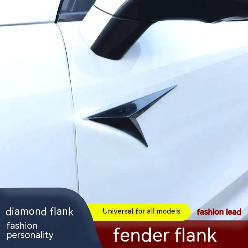 

Car personalization accessories body sticker Faux carbon fiber body decoration sticker Car fender side decal