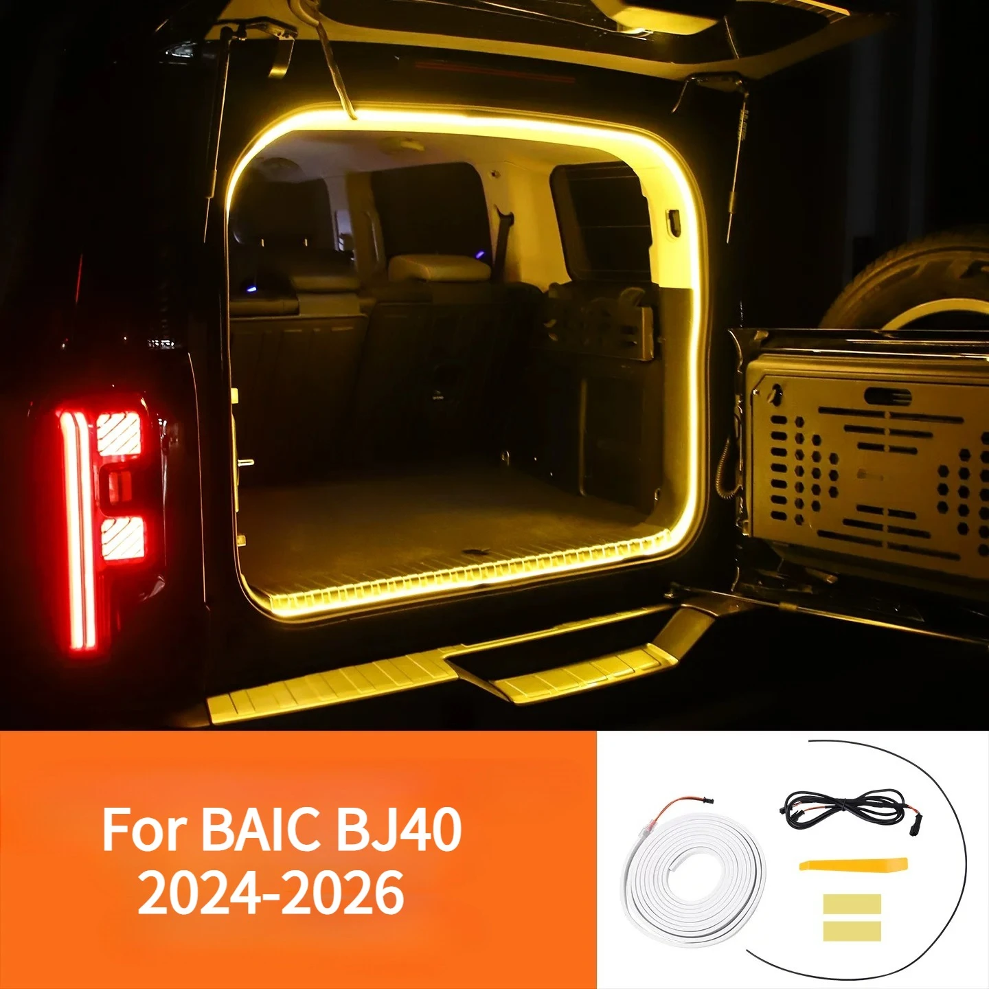 BAIC BJ40 2024-2026 için Araba - Outdoor Lighting Strip incelemesi ve fiyatı