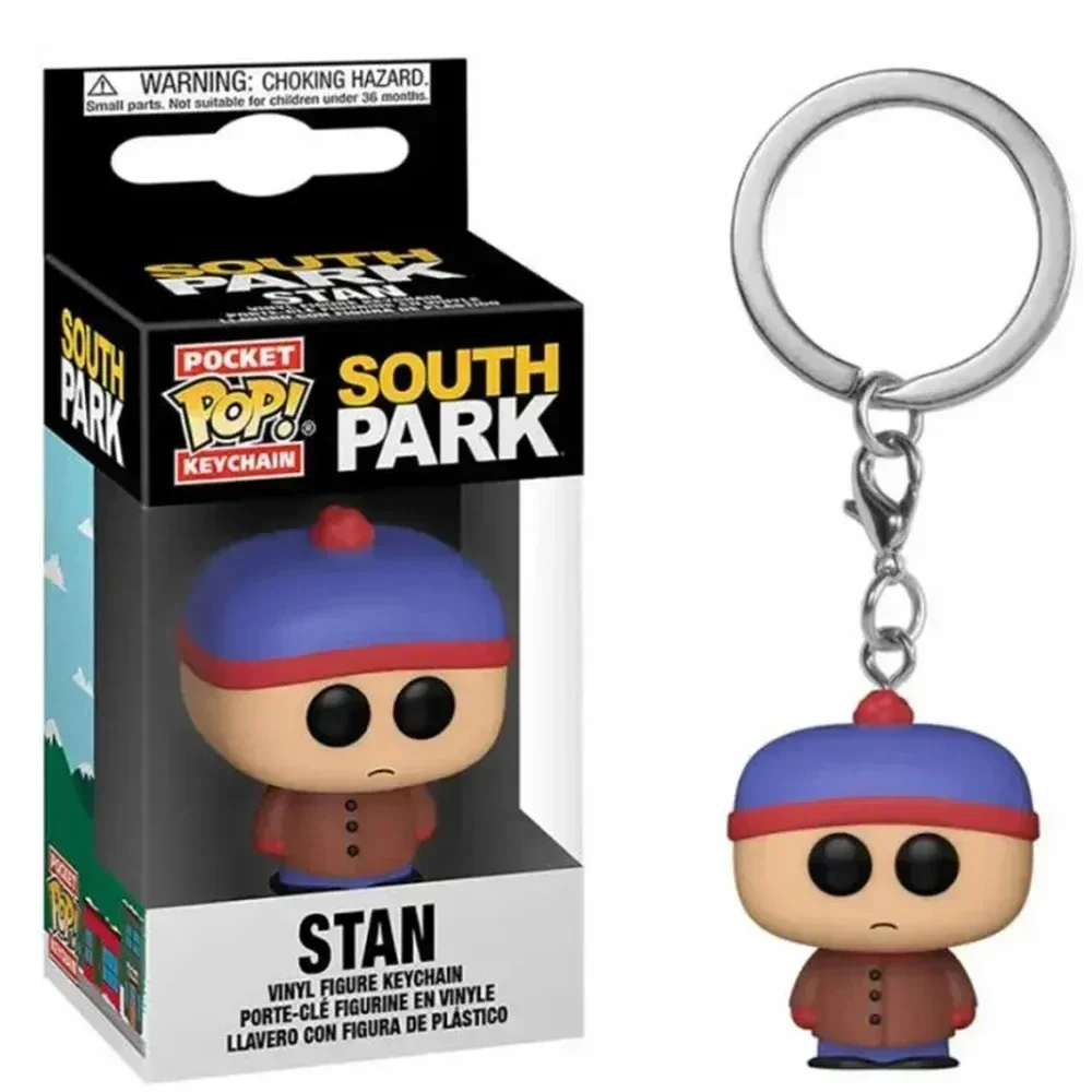 funko handmade moHot Styles Pocket Funko pop Keychains South Park Kyle Stan Zombie Kenny CartmanBackpack pendant