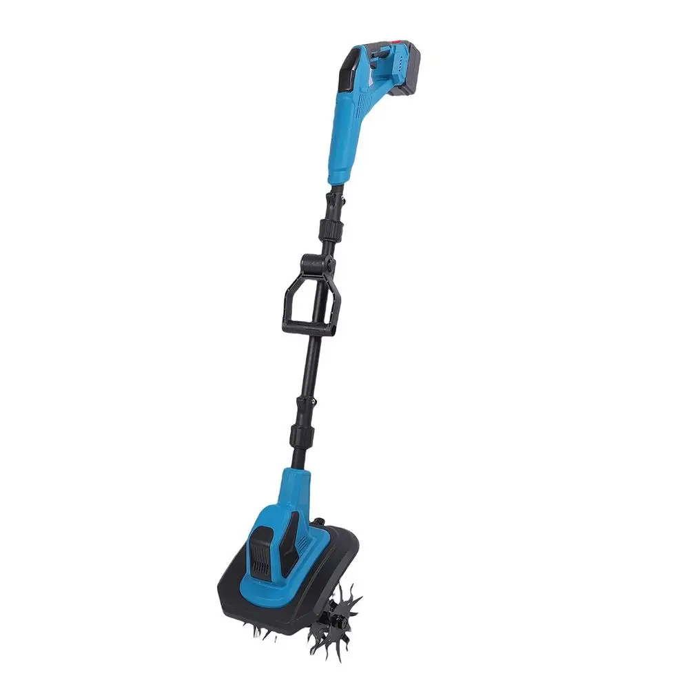 

2-колесный садовый культиватор с питанием от аккумулятора и аккумулятором емкостью 4,5 Ач для выращивания почвы — легкий и простой в использовании (вилка стандарта США)