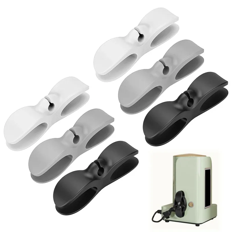 Home Storage Tools Kitchen Storage Wire Winder, Household Traceless Plug Fixed Power Cord Organizer, Wire and Cable Management