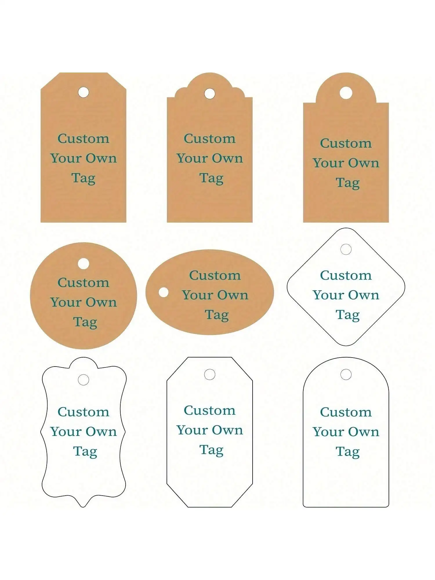 50-100 قطعة 4*7 سنتيمتر شخصية هدايا عيد الميلاد العلامات ، ورقة مكتوبة بخط اليد هدية الزفاف العلامة ، مخصص واحدة مزدوجة الجانبين الطباعة (لا حبل)