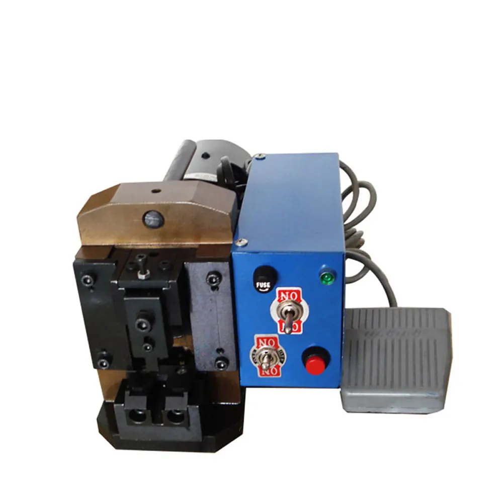 Mesin Crimping Terminal Kawat Mesin Crimping Kepala Kristal Mesin Crimping Pembentuk Kepala PC Saluran Telepon Tipe Super Lima