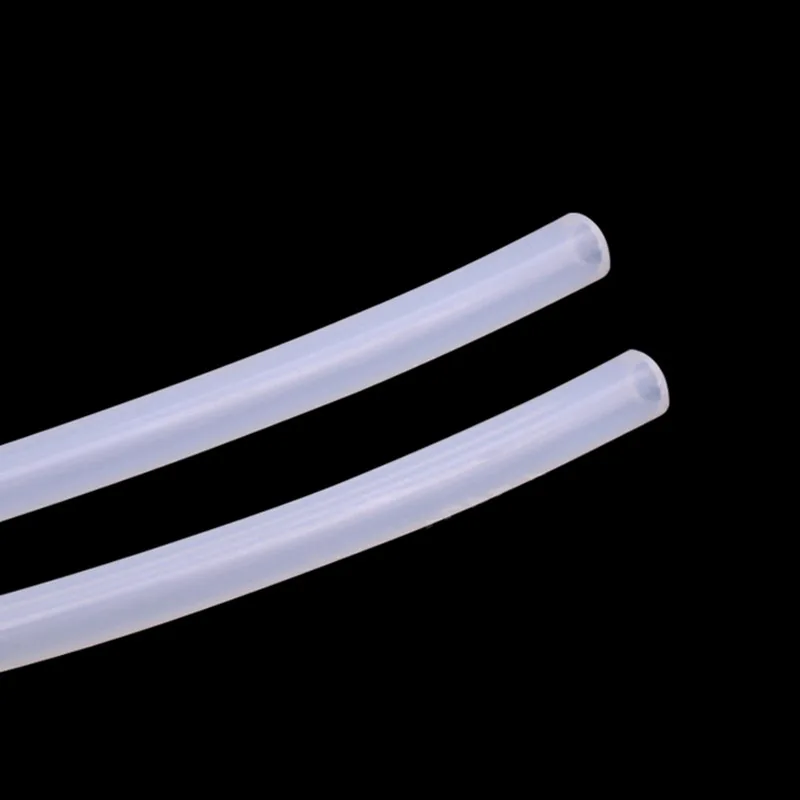 1M ID 2-15mm Trasparente Silicone per uso alimentare Gomma morbida Tubo trasparente per birra Latte Tubo flessibile per acqua potabile Tubo flessibile insapore