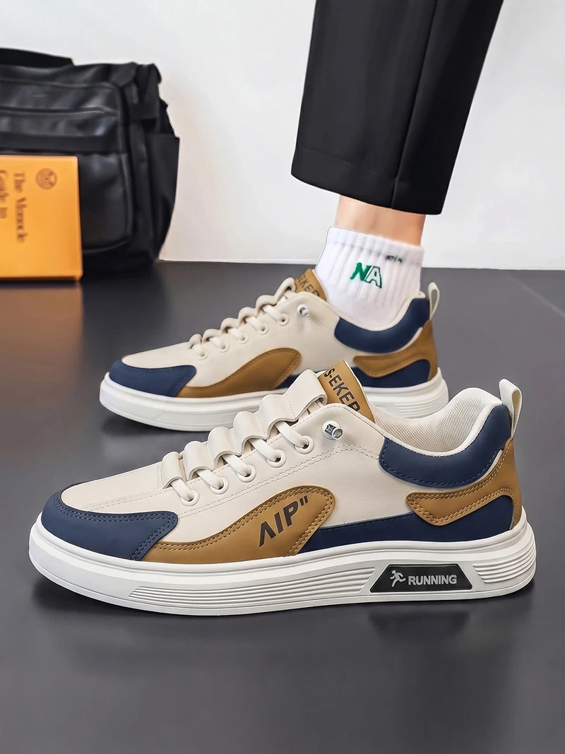 Men's Casual Sport Shoes Spring Summer Breathable Slip-On Thin Style Versatile Youth Leisure Fashionable Student Shoes