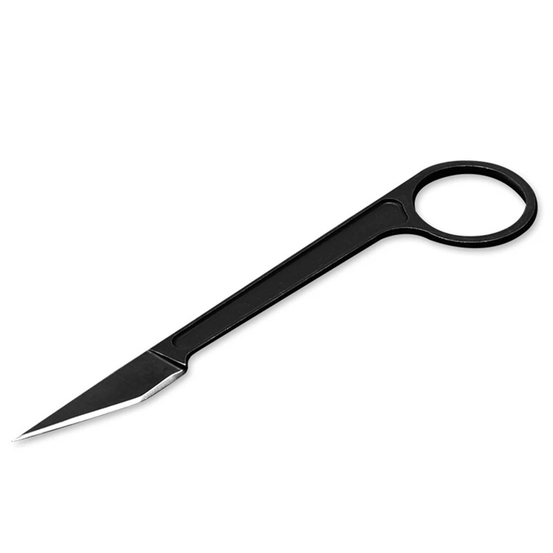 กลางแจ้งมินิคอกมีด K พวงกุญแจยุทธวิธี Survival Pokcet มีด Camping Rescue เครื่องมือ