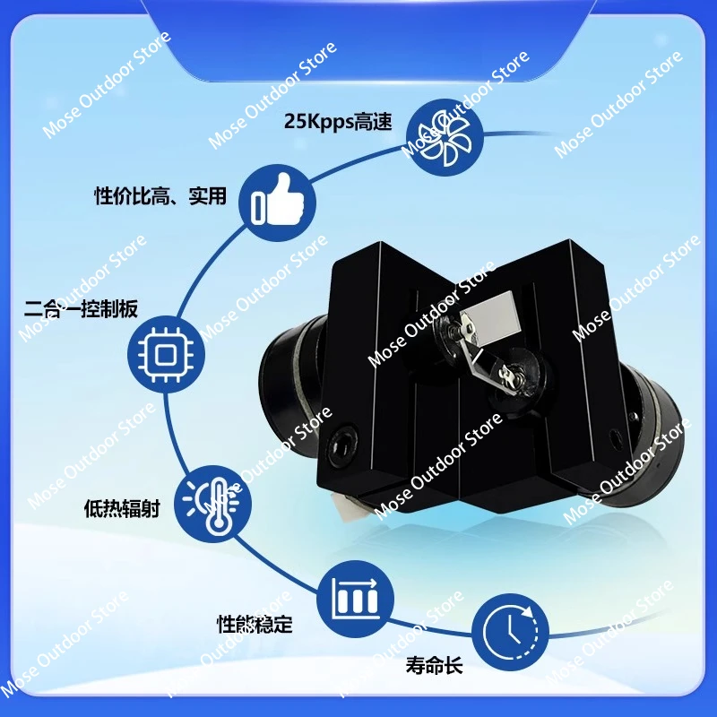 20Kpps Laser Scanning Galvo Galvanometer Based Optical Scanner Set For DJ Laser Light Show Stage Lighting