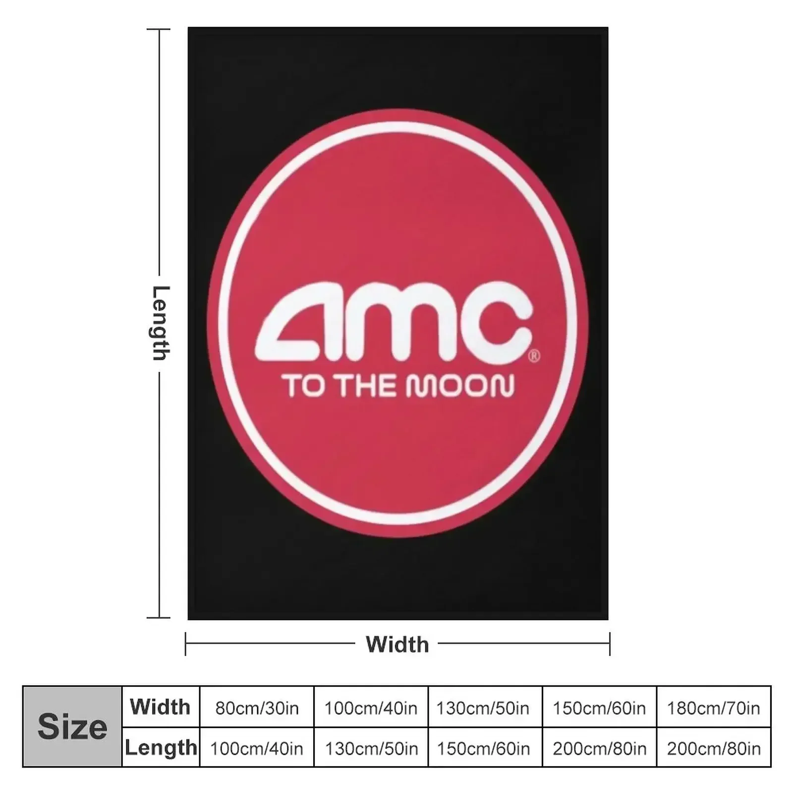 Amc Stock TO THE MON Throw Blanket Blankets For Sofas Bed linens Shaggy Luxury Blankets