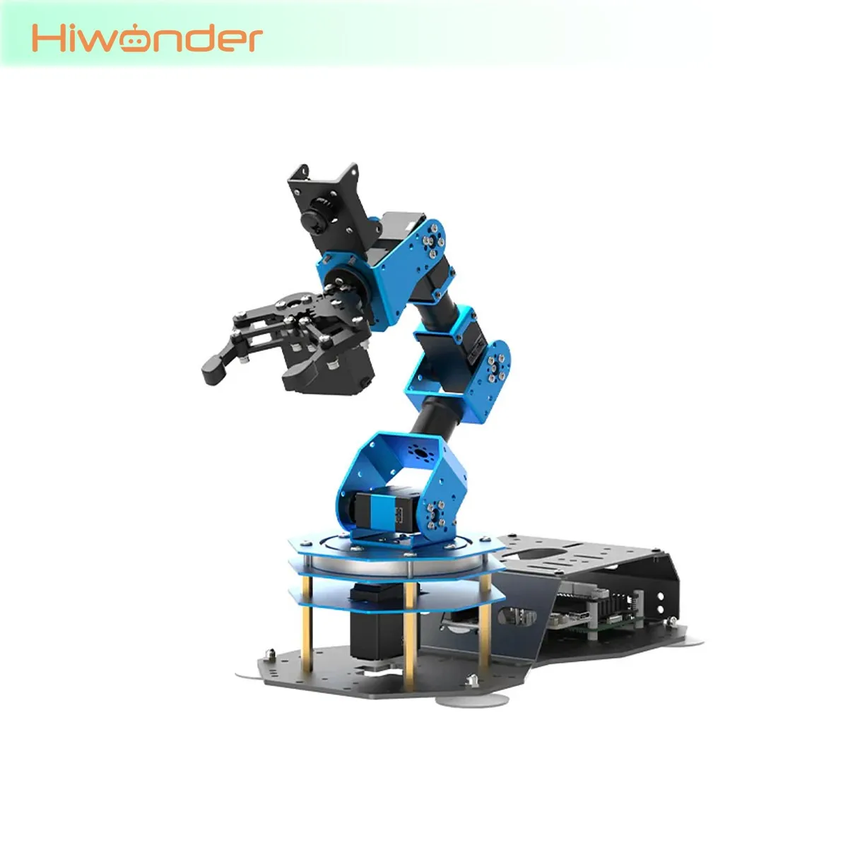 Hiwonder ArmPi Ultra Robot Arm w/ Monocular Depth Camera, without/with Raspberry Pi 5 & SD Card)