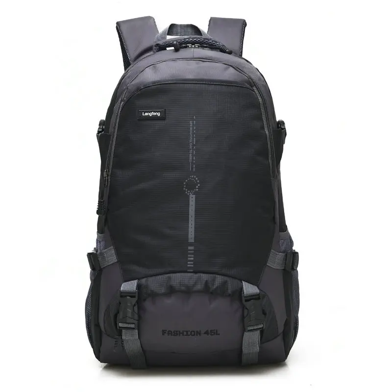 Mochila de Caminhadas ao ar livre para Homens e Mulheres, Impermeável, Respirável, Viagem de Lazer, Coreano, 45L, Novo