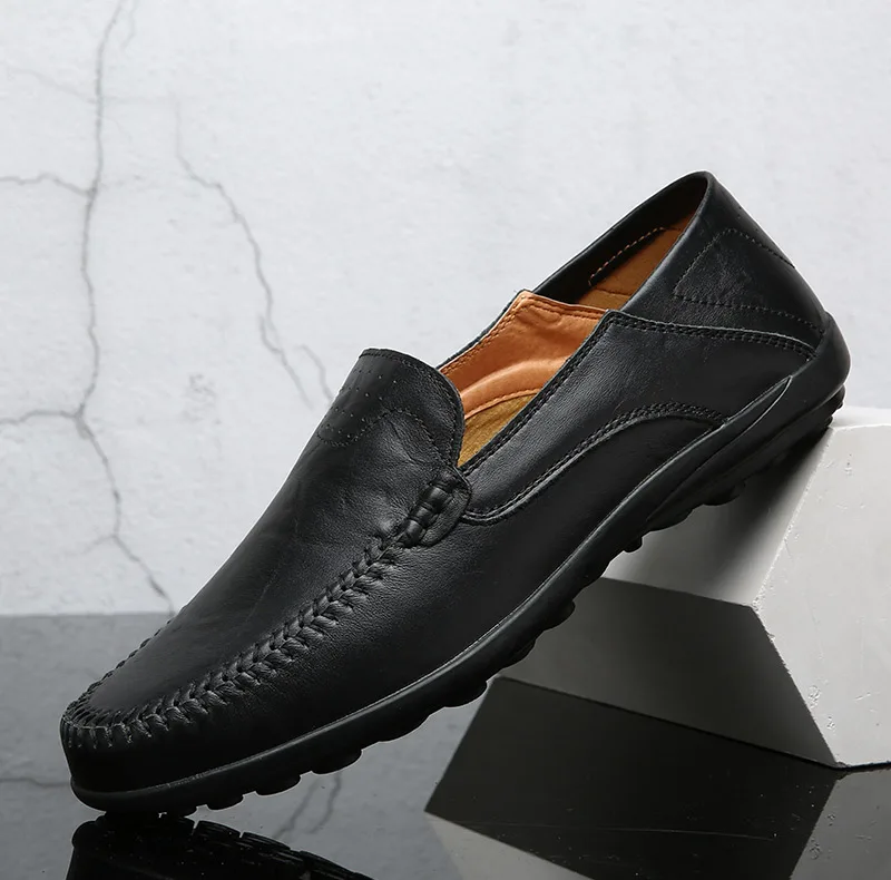 

Нескользящие лоферы с плоской подошвой, сшитые вручную, дышащие, противоскользящие, износостойкие, удобные, легкие, подходят для ленивого вождения