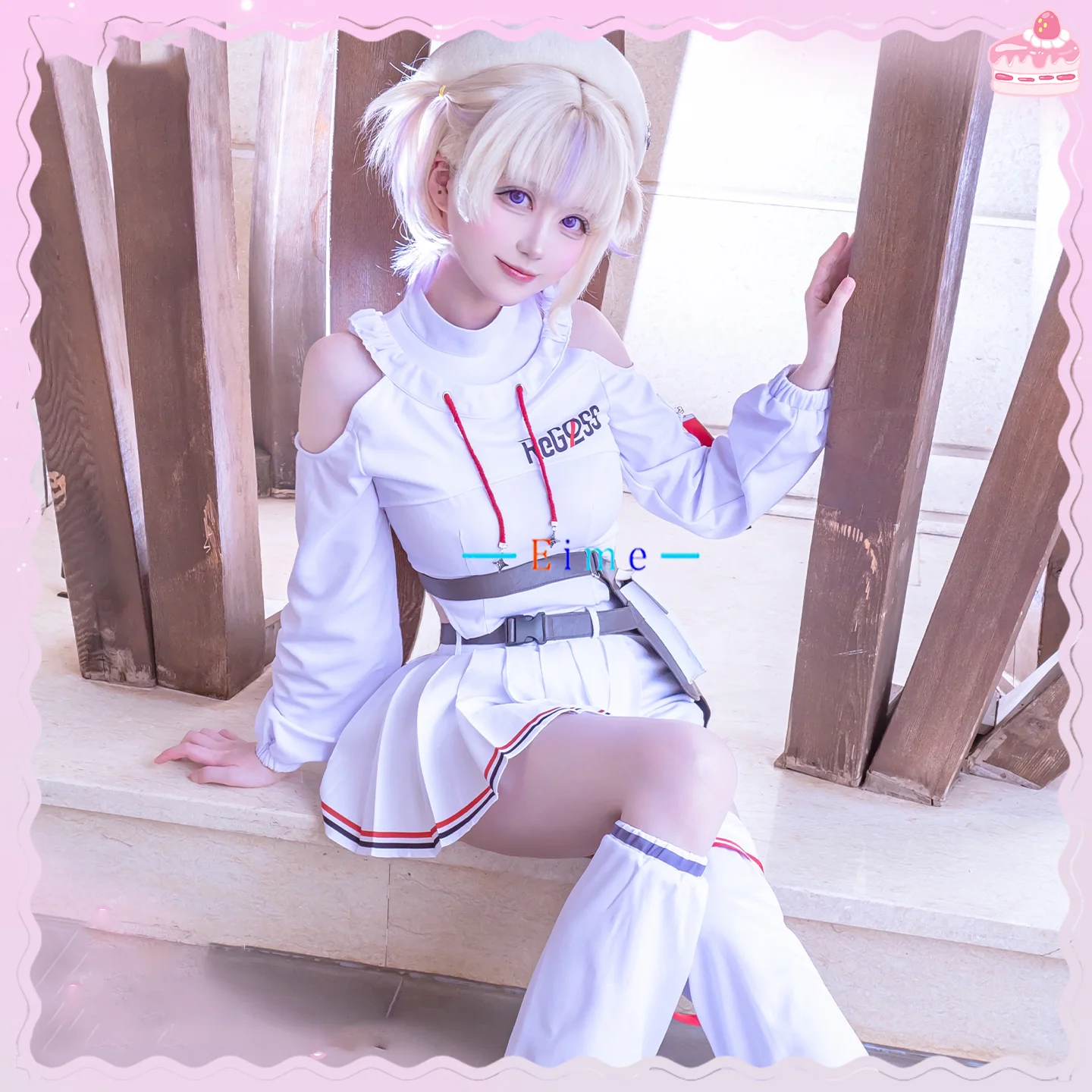 

Todoroki Hajime Cosplay Costume – Hololive ReGLOSS White Dress for Women Halloween Carnival Uniform Custom Made 2026