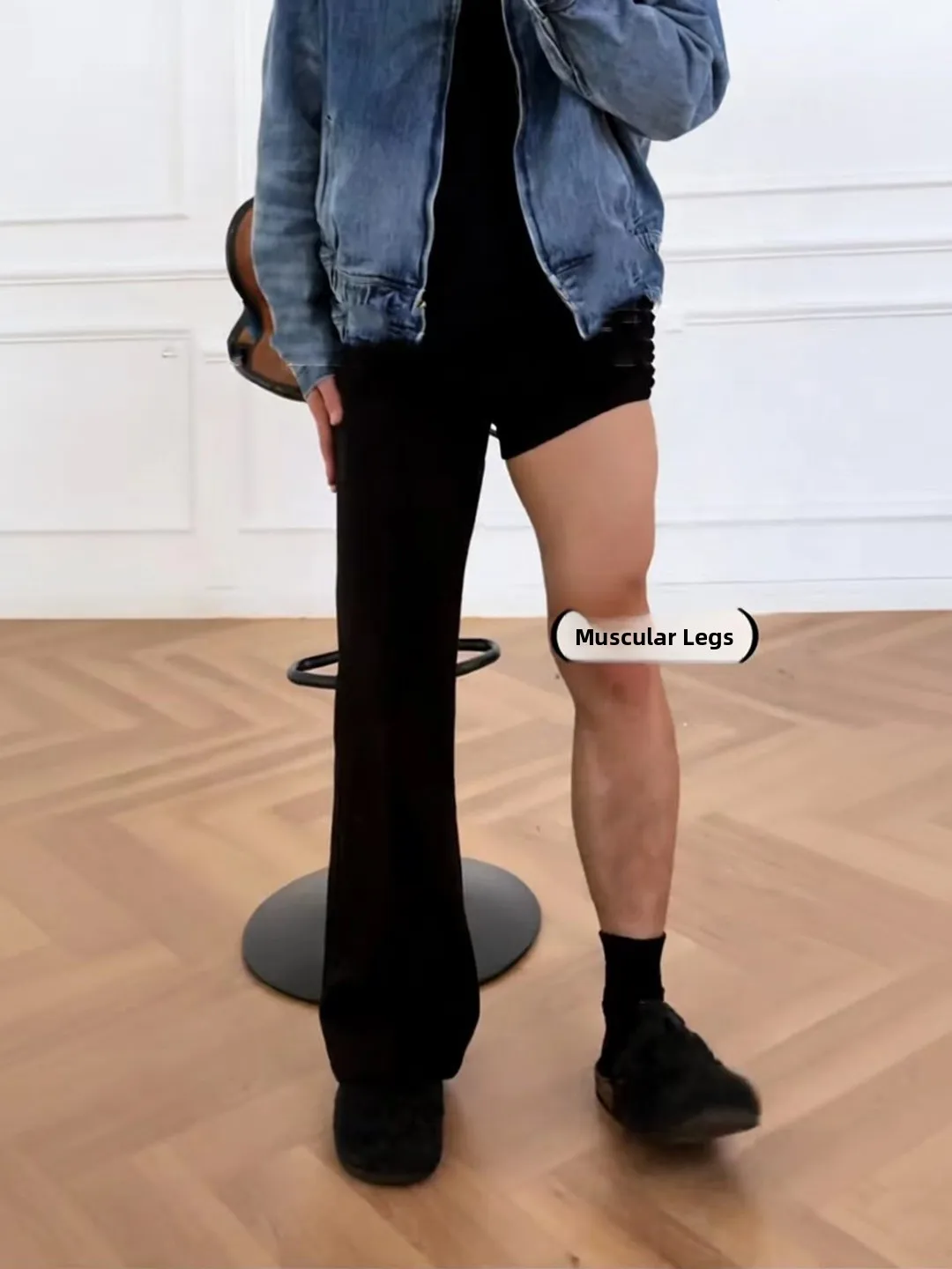 

Мужские джинсы Bla Elastic Knife: прямые, больших размеров, с эффектом похудения, в американском уличном стиле, расклешенные брюки