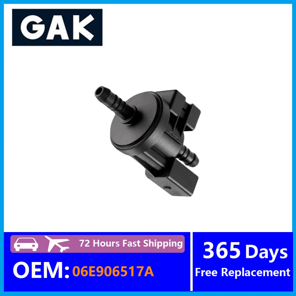 06E906517A GAK Fuel Vapor Canister Purge Solenoid Valve Accessories For Audi A3 A4 A5 A6 A8 Q7 R8 VW TOUAREG GOLF PASSAT JETTA