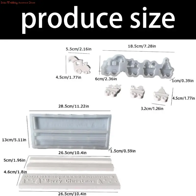 G92D عطلة تحت عنوان قوالب صنع اليد تقويم القدوم قالب سيليكون الملمس مناسبة للمشاريع والاحتفالات الموسمية