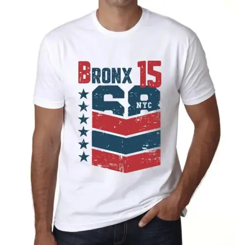 Heren Grafisch T-Shirt Bronx 15 Cadeau voor 15de Verjaardag 15de Jubileum