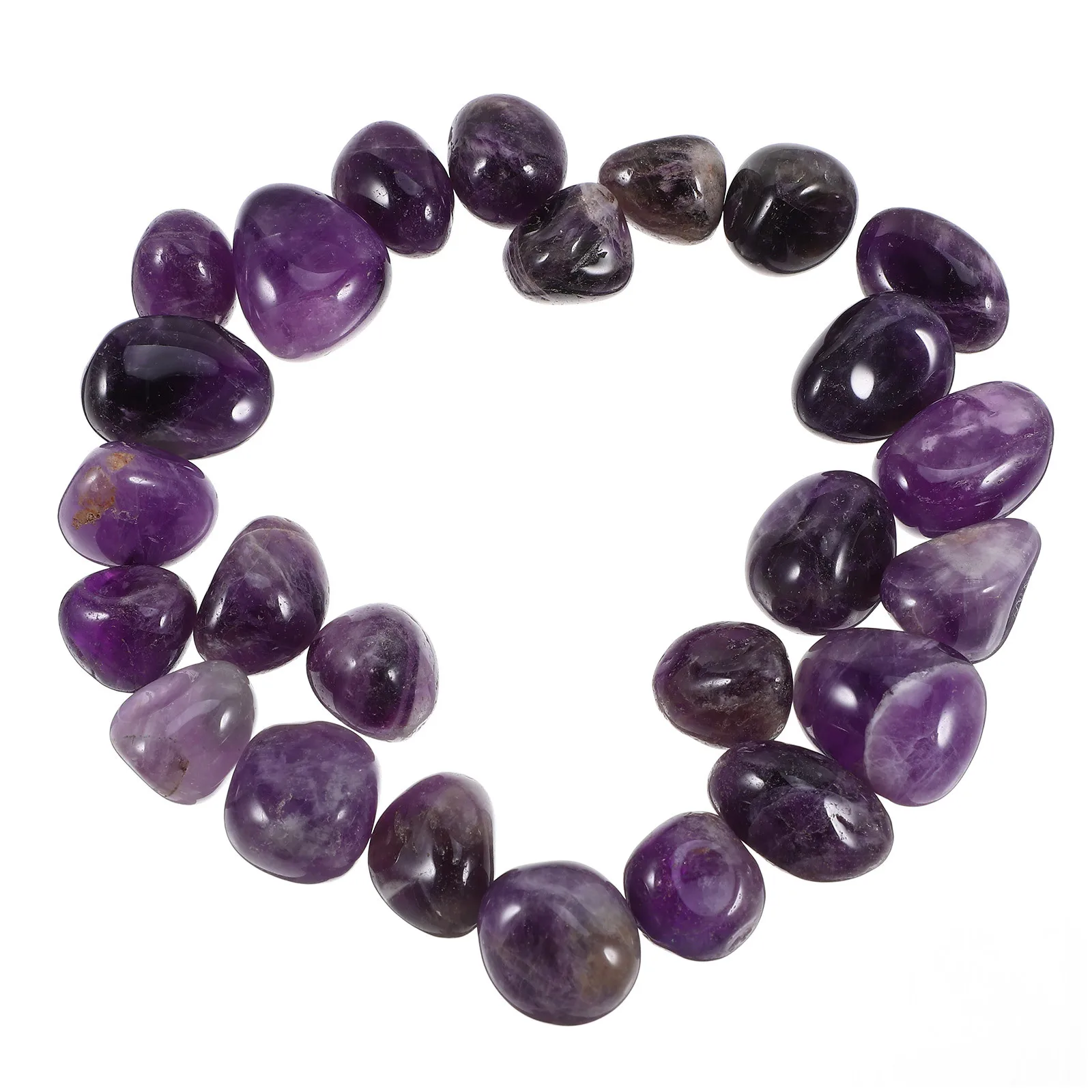 

2-3Cm Purple Quartz Stones Natural Tumbled Healing Crystals Polished Gemstone For Vase Fillers Fish Tank Decor Aquarium Rocks