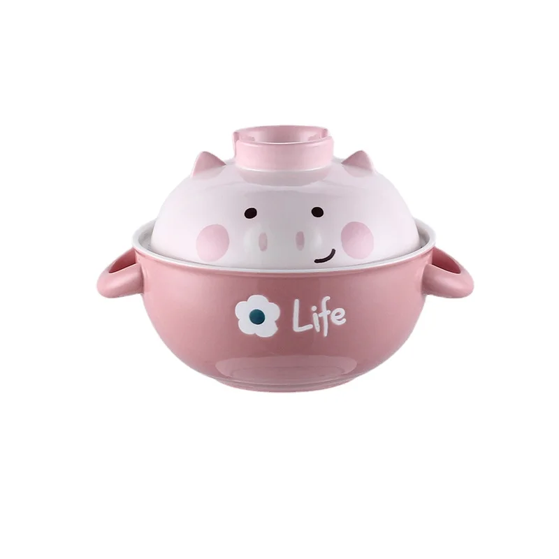 

Cute Cartoon Ceramic HANDEL Bowl Fruit Salad Bowl Noodle bowl MICROWAVE DISHWASHER Avalable CHILDREN Tableware