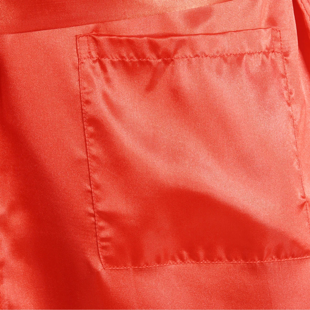 เสื้อคลุมอาบน้ำผ้าซาตินสำหรับผู้ชายสไตล์จีนดีไซน์มังกรชุดนอนผ้าไหม2XL ม. สีกรมท่า/แดง/ขาว/ดำ/น้ำเงิน