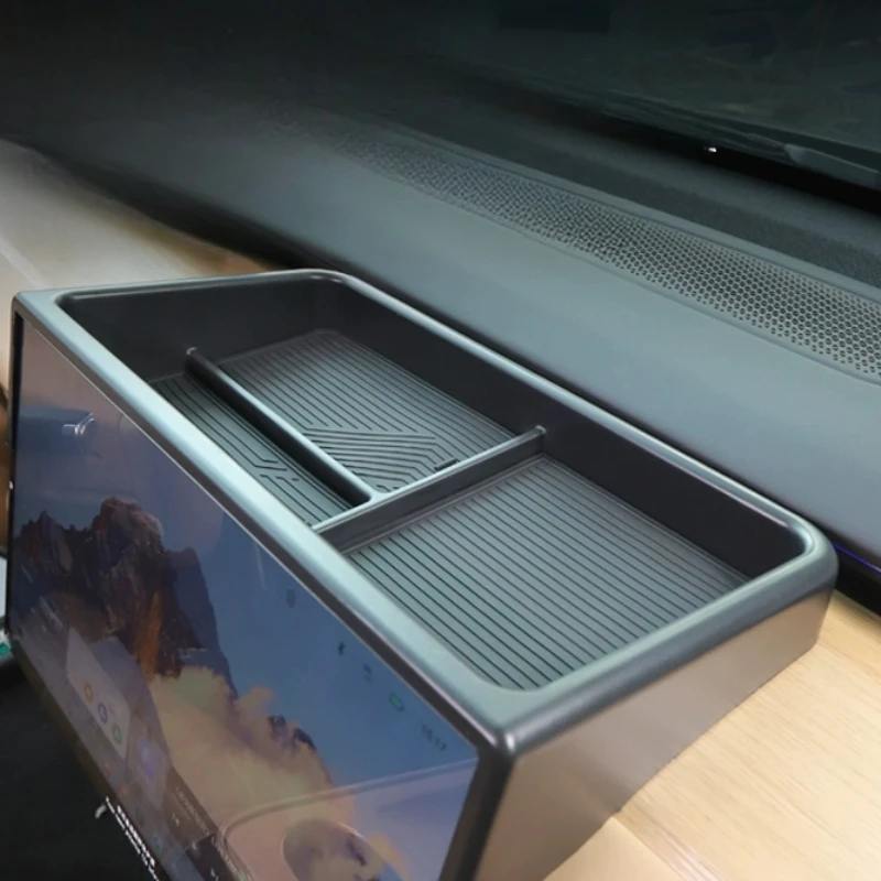 Für Chery EXEED Sterra ET Zentrale Steuerung Dashboard Lagerung Box Bildschirm Navigation Zurück Lagerung Box Änderung Zubehör