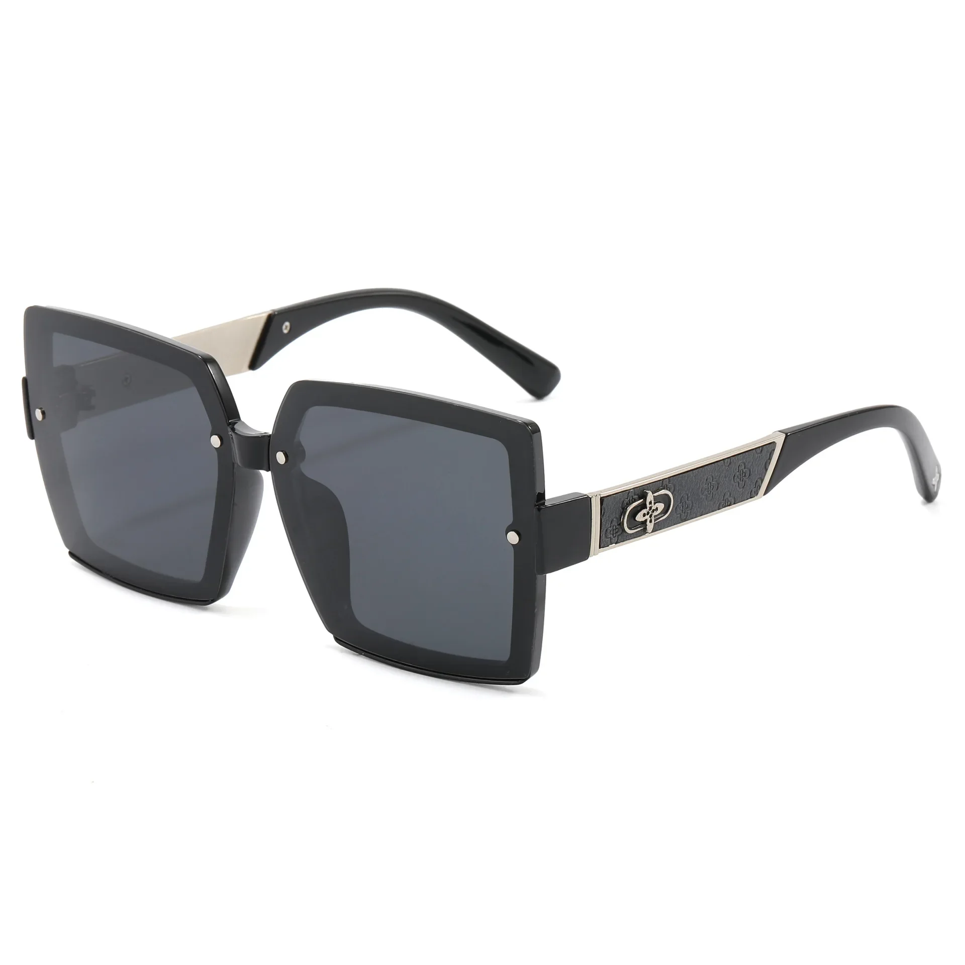 2025 Fashion Polarized Brand Designer Sunglasses Women Square Oversized Frame Shades Ladies Rays UV400 Trendy Glasses Eyewear