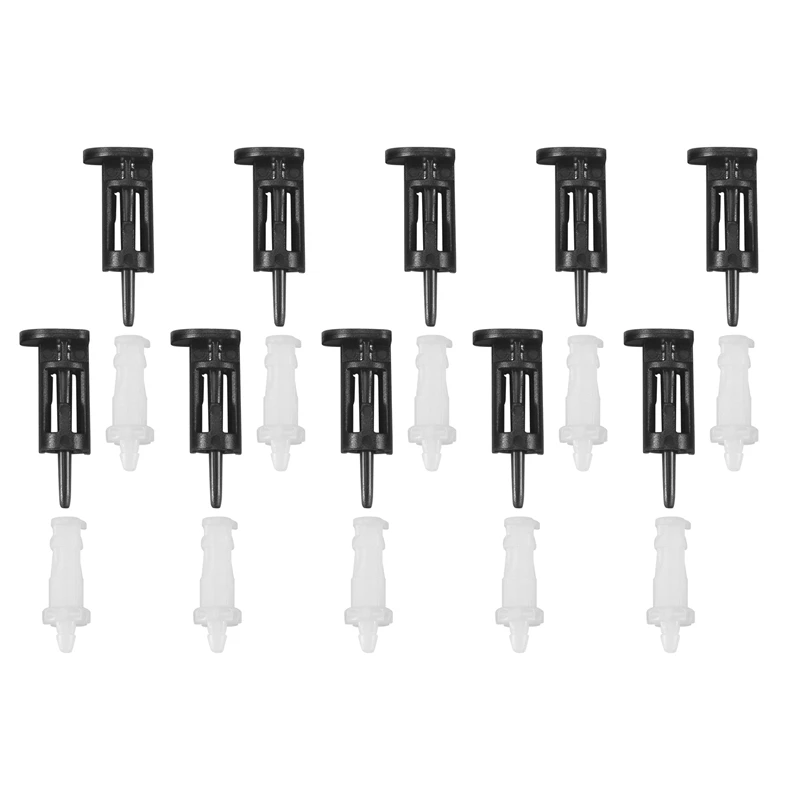 10Pcs Plastic Mounting Clip For  4 Way CPU Coolers 1155 775 CPU Heatsink Mount Pin Push Screw Cooler Fan Fastener