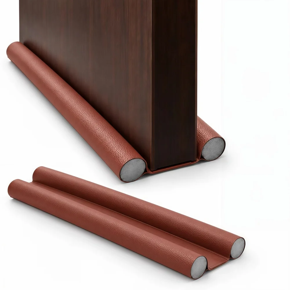 Windproof Seal Strips Draught Excluder Stopper Door Bottom Guard Double Protectors Doorstop Dust-proof Blocker Sealers