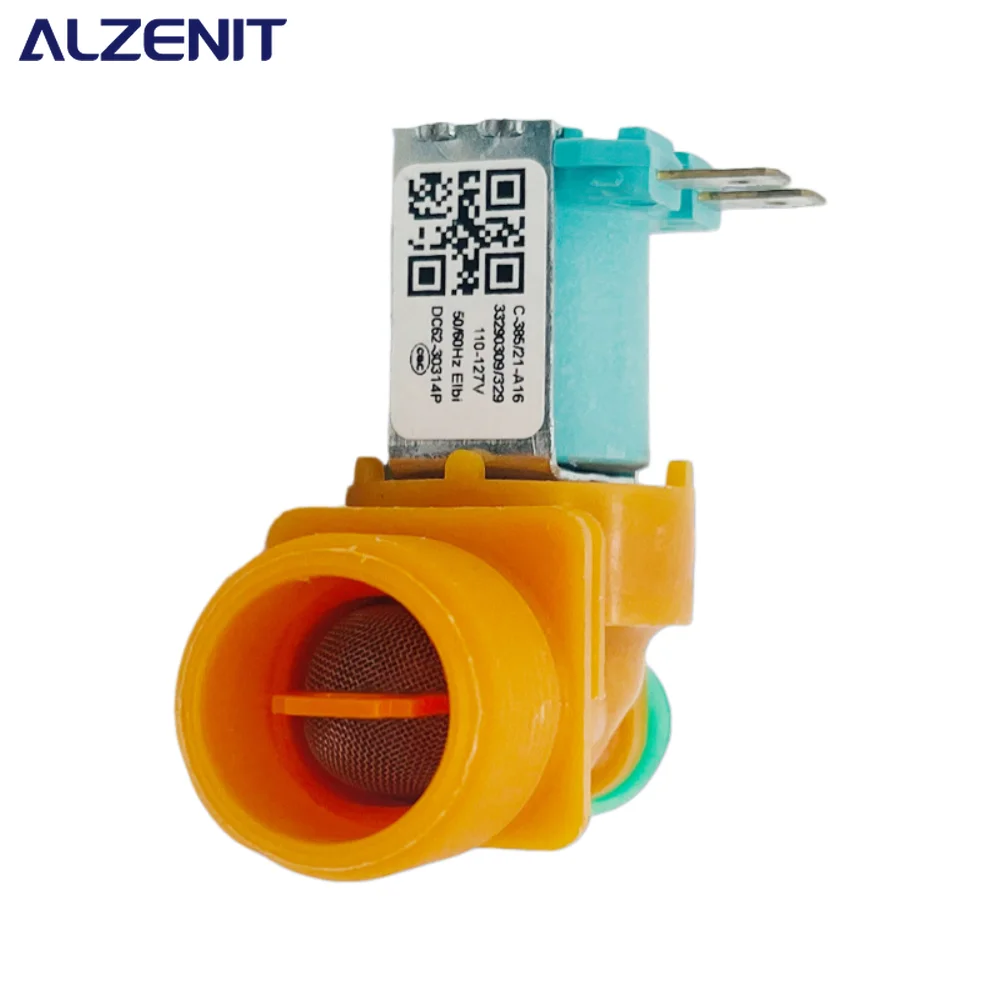 Nova Válvula Solenoide de Entrada de Água Elétrica DC62-30314P C-112/13-B06 110/120V para Máquina de Lavar Samsung - Peça de Reposição para Lavadora