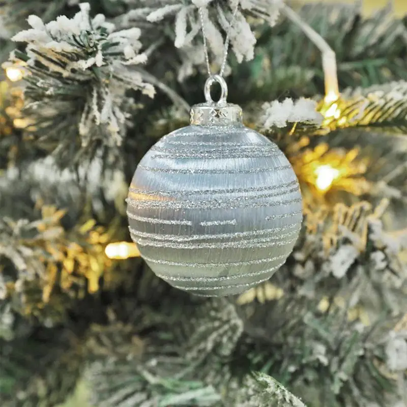 Flocked Christmas Tree Ball Ornaments Christmas Ball Ornaments Velvet Ball Elegant Soft Christmas Balls For Christmas Trees