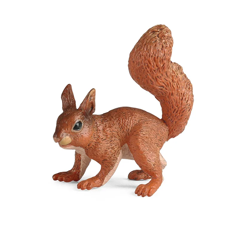 

simulation children's science education cognition Animal toy Mouse model Squirrel micro landscape scene Multi meat ornaments