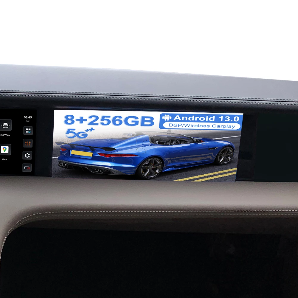 

11-дюймовый второй пилот-экран для Porsche Taycan 2019-2025 Android 13.0, автомобильная стереосистема, GPS, развлечения, мультимедийный плеер, навигация