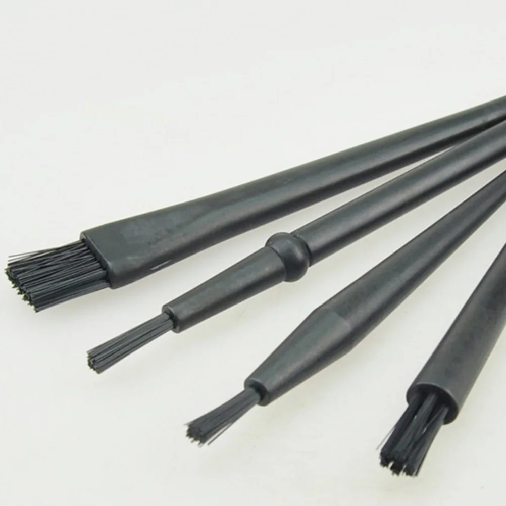 

8Pcs Anti Static Brush Round Handle Durable Cleaning Tool Keyboard Computer Car Interior Fan Esd Rework Tool Anti Static Brush