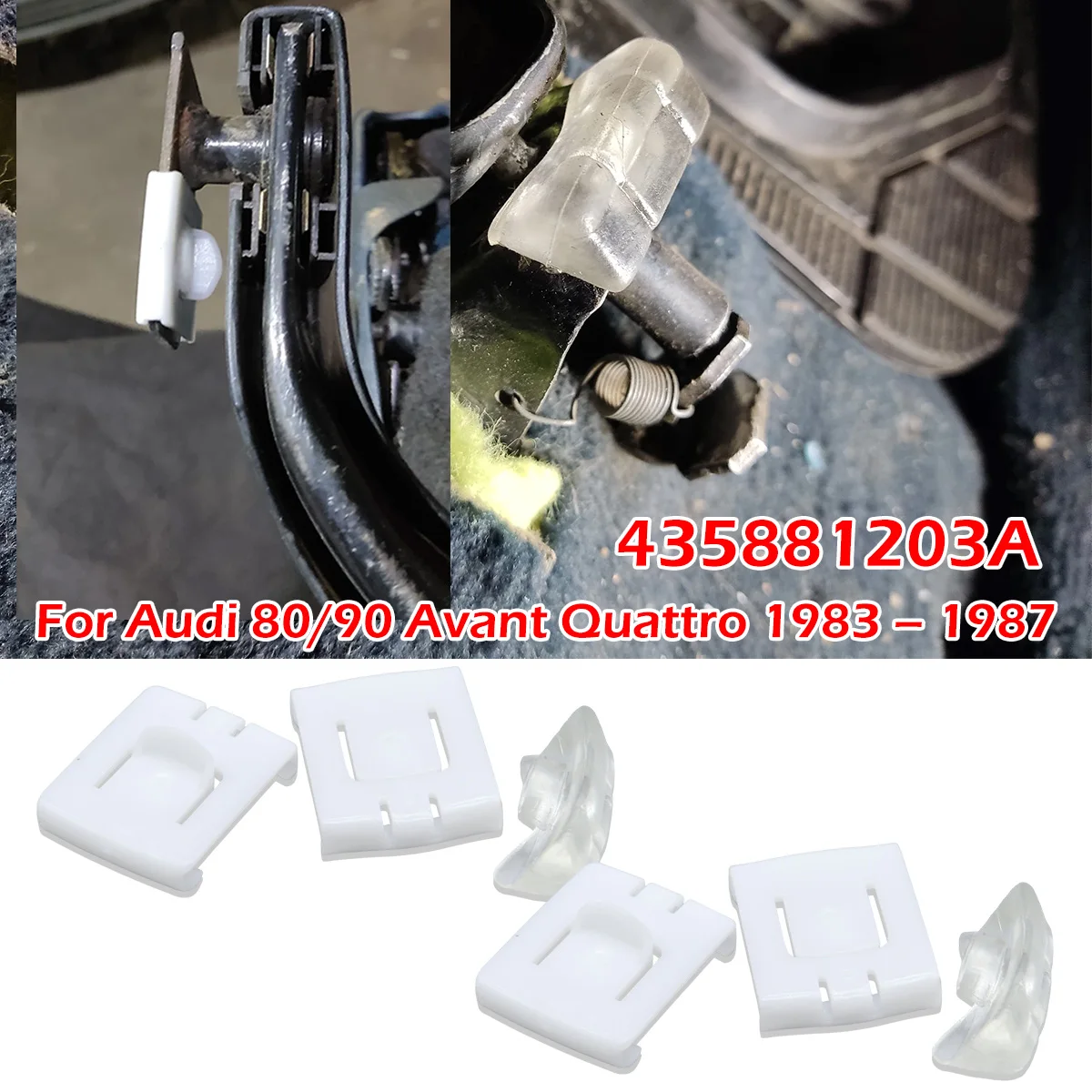 

Car Seat Fastener Rail Runner Clips Slider Guide For Audi 80 B3 100 200 5000 4000 Quattro 1984-1987 Accessories Inner Fastener