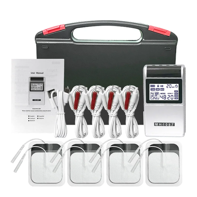 

Tens Mh-1087 Digital Tens Unit Massager Muscle Stimulator Machine For Back Sciatica Neck Nerve Shoulder Hip Elbow Muscle Massage