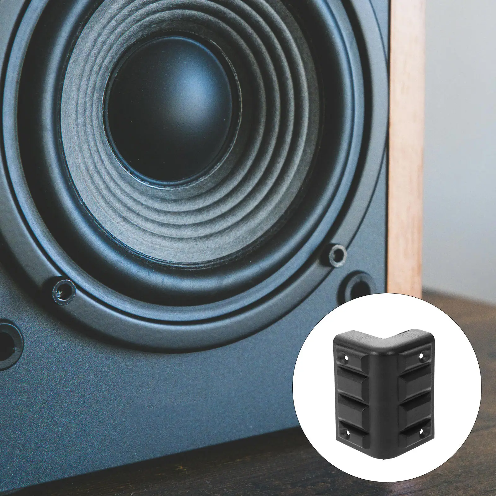 20Pcs Box Corner Protector Sturdy Plastic Audio Speaker Edge Guard Luggage Cabinet Protection Corner Safety Guard for Furniture