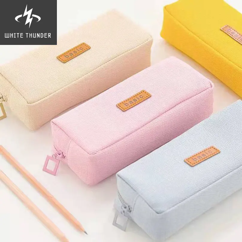 

Pencil Case School Supplies Large Capacity Pencil Pouch Estuches Basic Pen Case Trousse Scolaire Kawaii Stationery Pencilcase