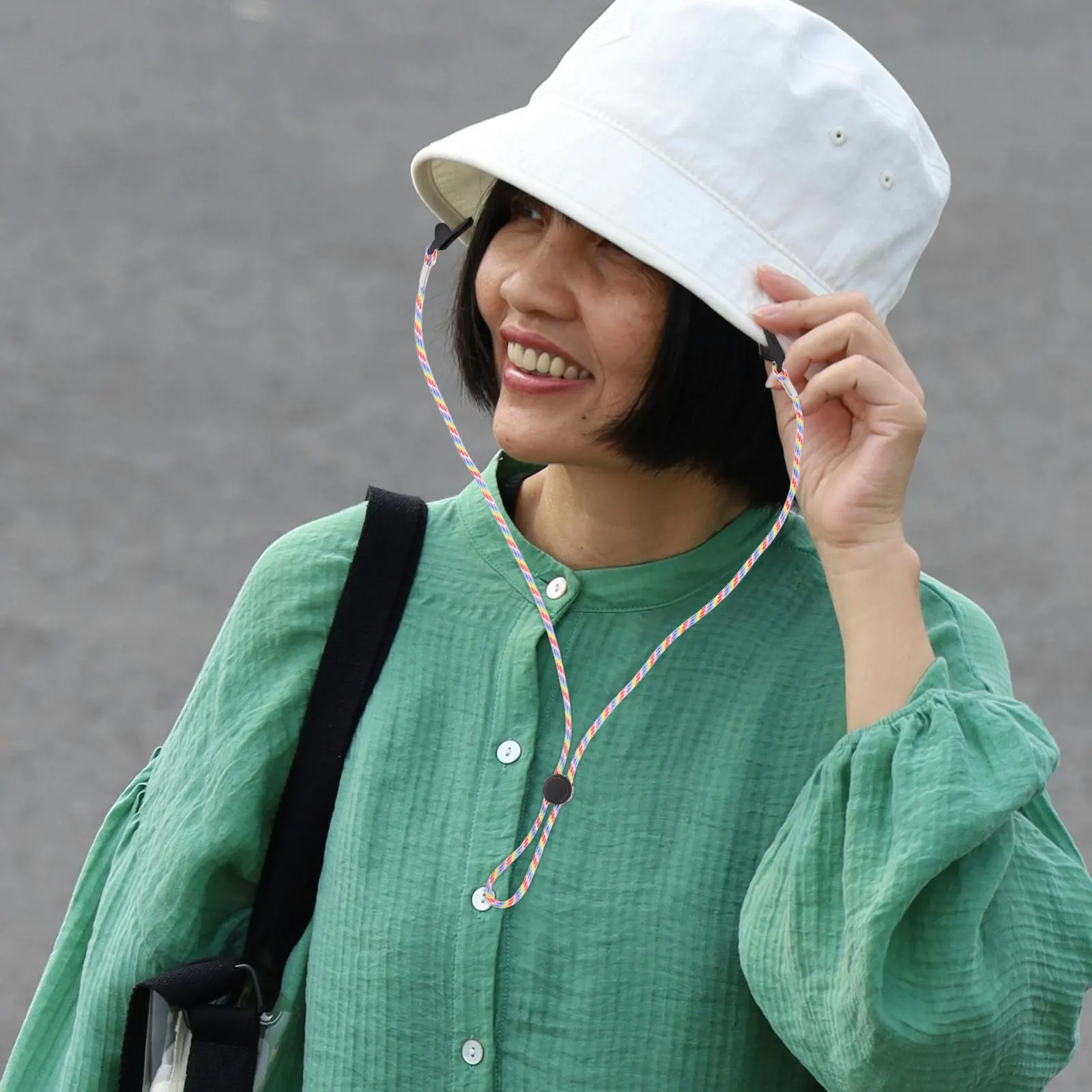 

10 шт. Ремешки для шляп с регулируемой эластичной застежкой и шнурком на подбородок, ветрозащитные, для рыбалки, водного спорта и активного отдыха, фиксаторы для головных уборов