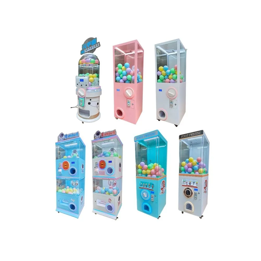 

Large commercial coin operated gift machines, vending machines, lottery machines, capsules