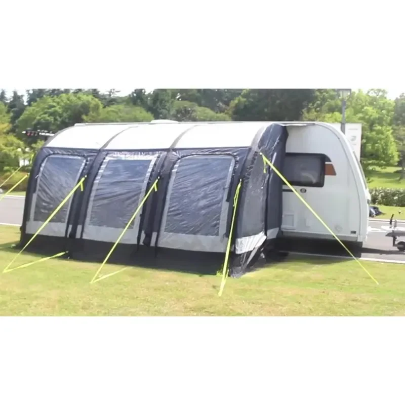 Portable Outdoor Waterproof Customized Automatic Quick Opening Inflatable Drive Away Awning caravan Awning Car Tent Camping